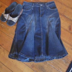 ❤jeans skirt!